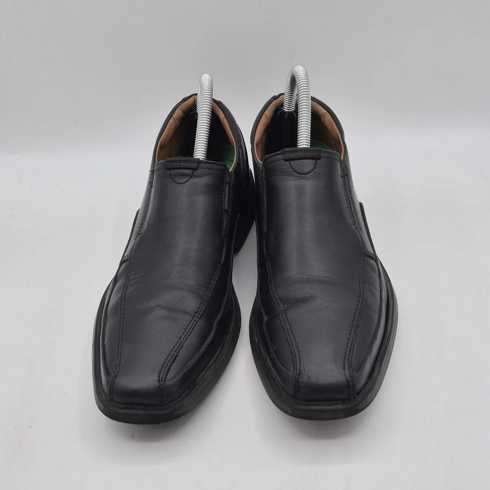 Clarks Collection Shoes‎ Mens Size 7 Black Slip-On Dress Loafers Extreme Comfort